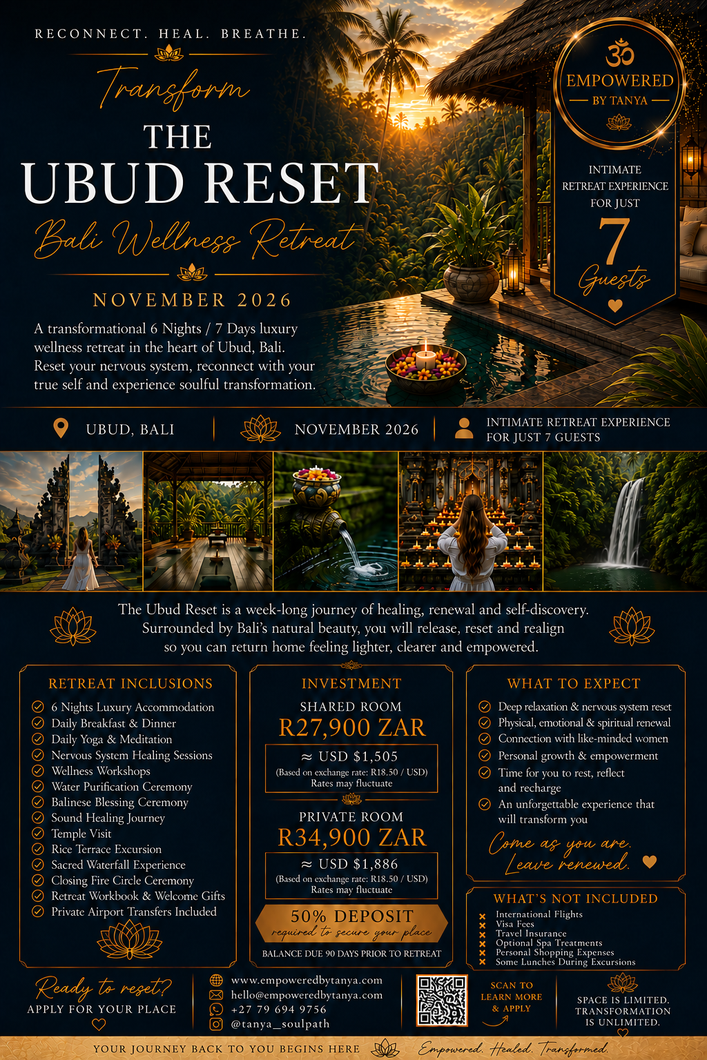 The Ubud Reset, Bali Wellness Retreat, November 2026